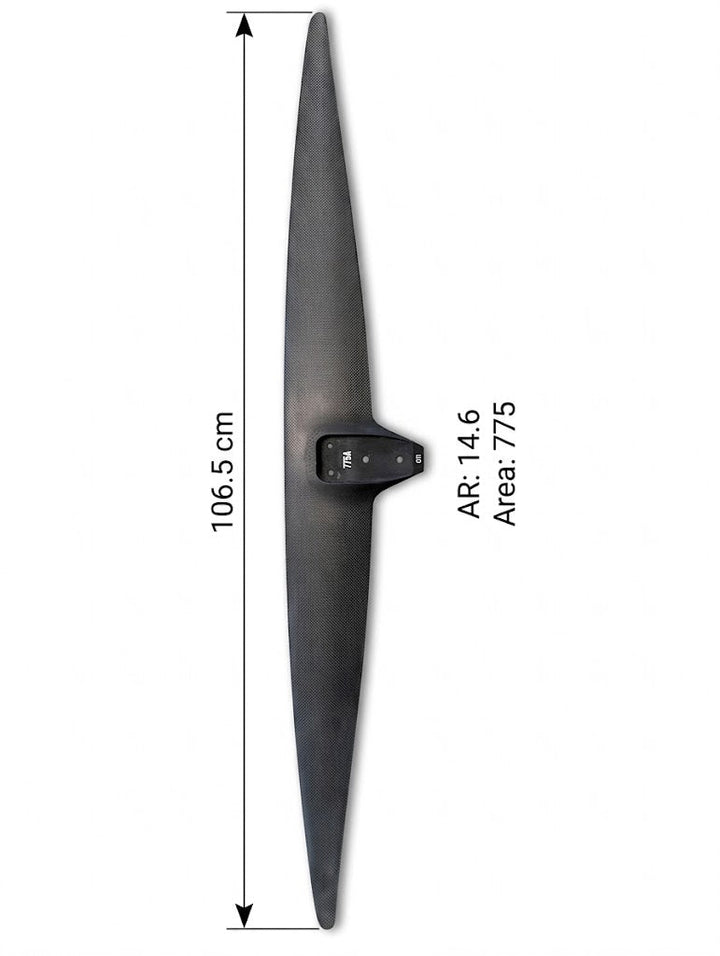 775 accelerate downwind foil with axis connection 14.6 AR 106.5 span