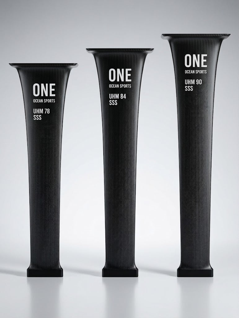 The three SSS one ocean Sports ultra high modulus masts