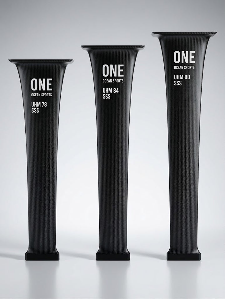 The three SSS one ocean Sports ultra high modulus masts