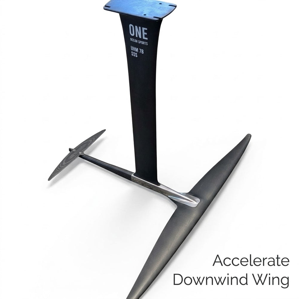Accelerate front wing on a full setup with titanium fuselage
